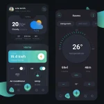 طراحی داشبورد تاریک سایت aliance